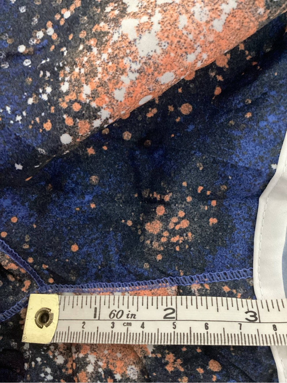 Nike Women's Orange Waist Galaxy Print Athletic Shorts - Picture 7 of 8
